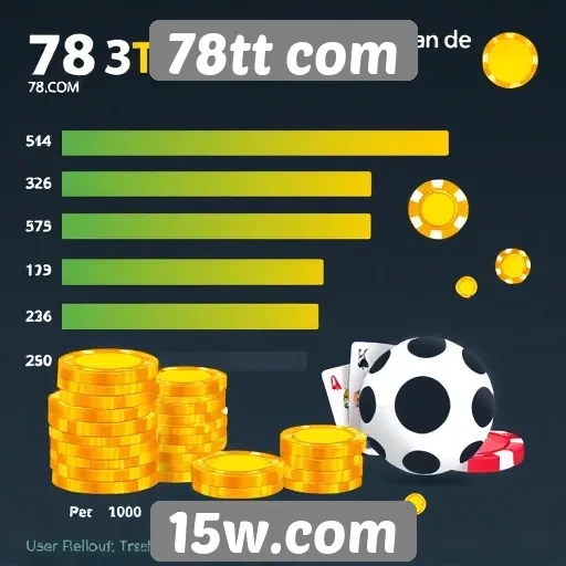 Estatísticas de usuários ativos no 78tt com