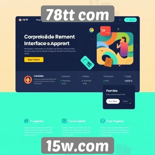 Análise da interface do site 78tt com